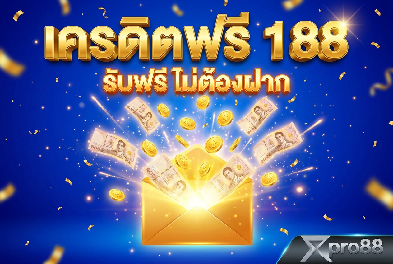 เครดิตฟรีล่าสุด 2569 — รวมโปรเครดิตฟรี 50/100/188 ของ xpro88